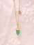 Green Strawberry Crystal Necklace