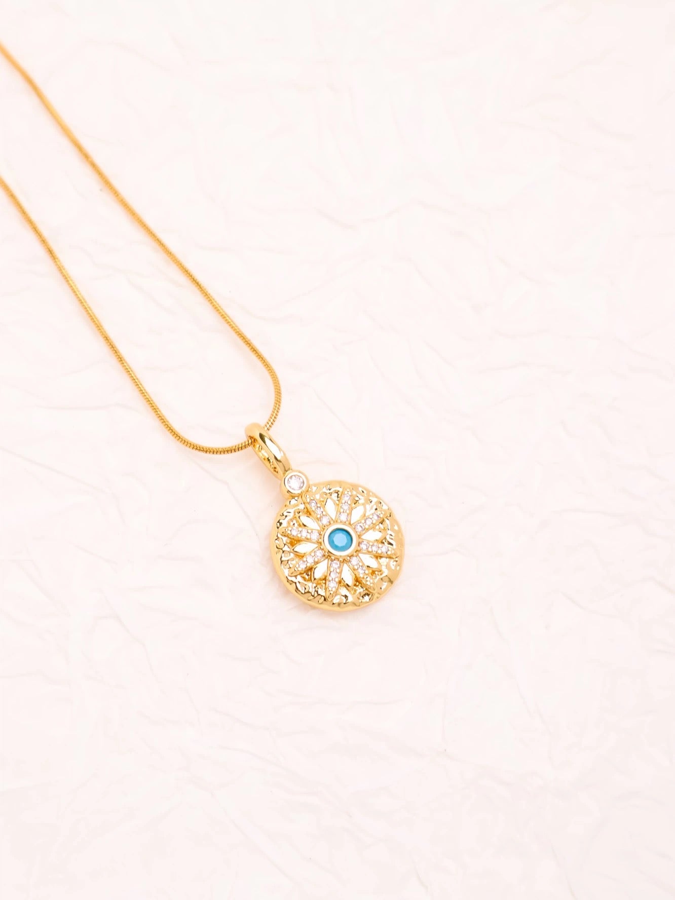 Eight-pointed star mysterious pendant necklace