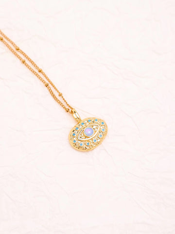 Evil Eye (Blue) Mysterious Pendant Necklace